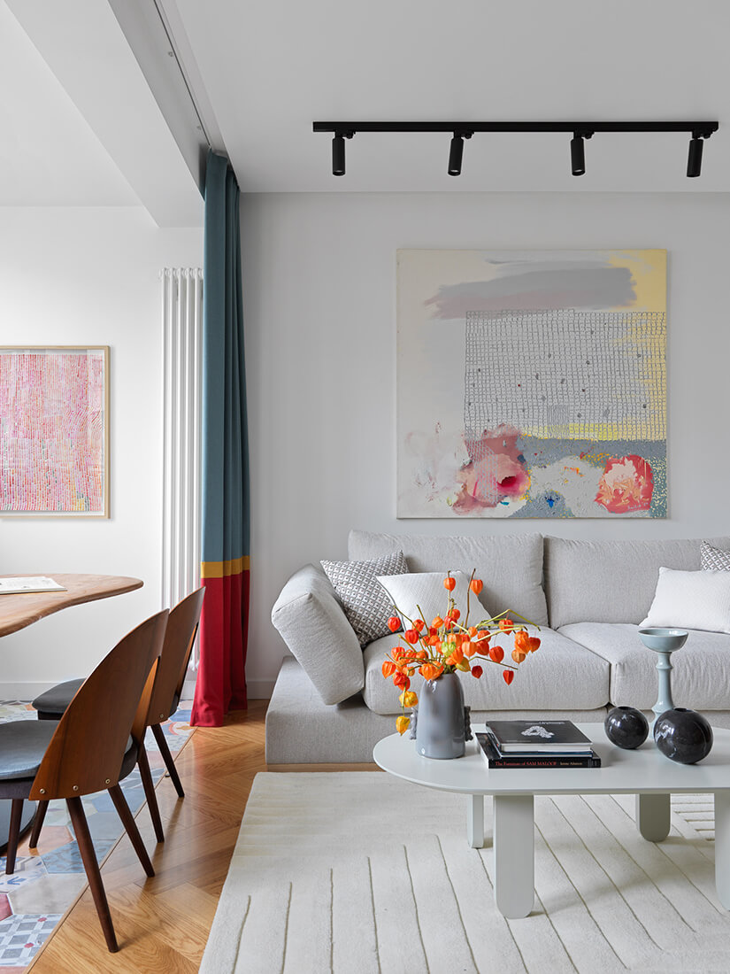 Индийский ковёр из шерсти «FORM»